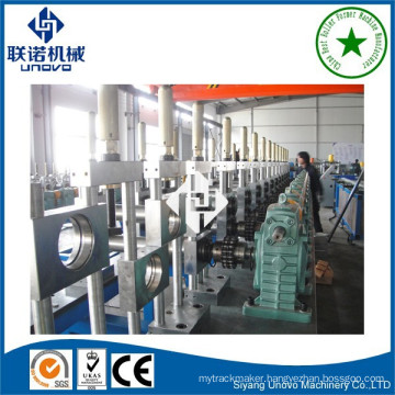 Warehouse shelving rack pillar roll forming machine